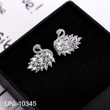 Crystal White Flamingo - Earring