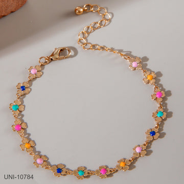 Multi Flower Gold - Bracelet