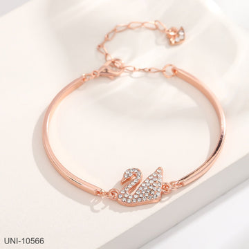 Rose Gold Foil Swan - Bracelet