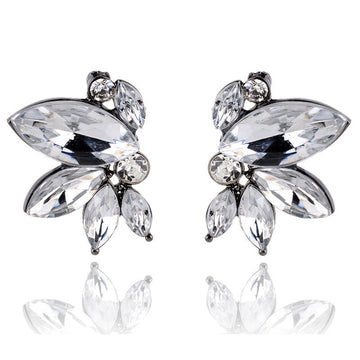 Crystal White Diamond Butterfly - Earring