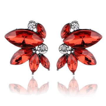 Red Diamond Butterfly - Earring