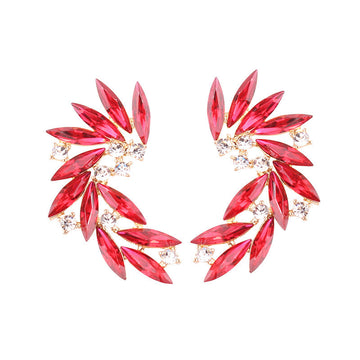 Red Crystal - Earring