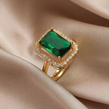Green Gem Gold - Ring