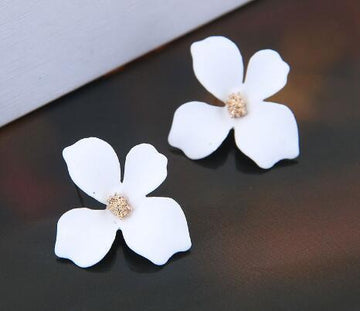 White Flower - Earring