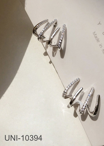 Multi Faux Silver - Earring