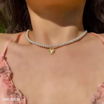 Beaded Heart - Necklace