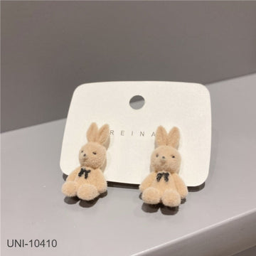 Light Brown Cute Rabbit - Earring
