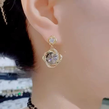 Geometric Diamond - Earring