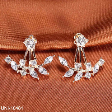 Rose Gold Leaf - Earring