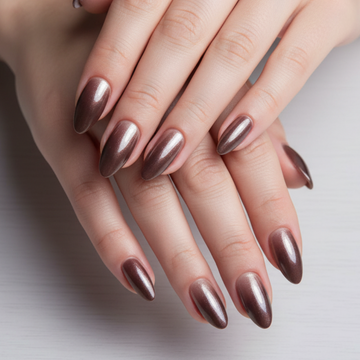 Shiny - Press On Nail Set Of 24 - Free Nail Kit Included