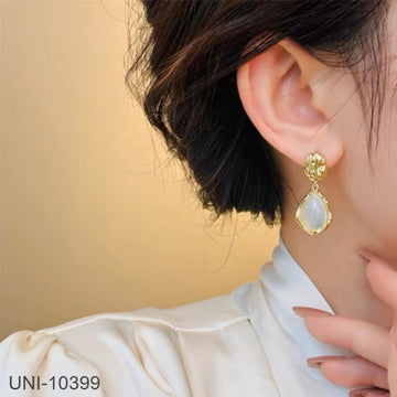 Luxury White Stone Gold - Earring