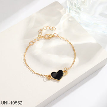 Black Heart Gold - Bracelet