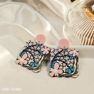 Acrylic Floral Series - Earring Style 1
