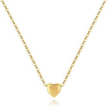 Gold Foil Heart Stars - Necklace