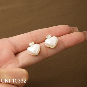Pearl Heart - Earring