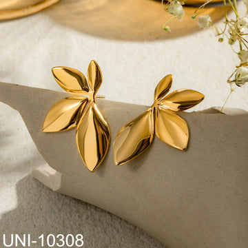 Gold Leaf - Earring