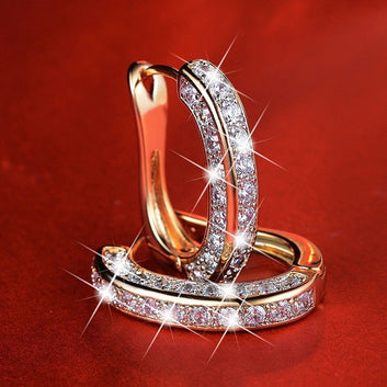 Gold Diamond Sparkle - Earring