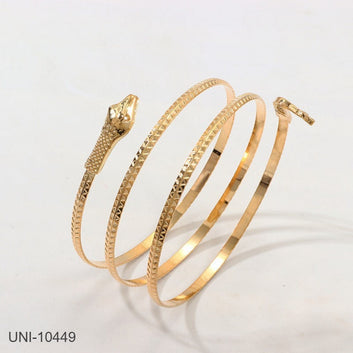 Gold Snake Bangle - Bracelet