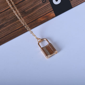 Gold Lock - Necklace