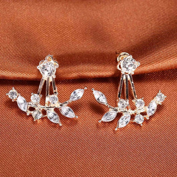 Rose Gold Leaf - Earring