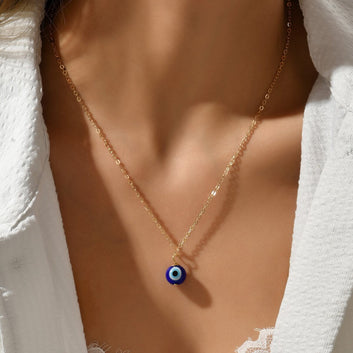 Gold Evil Eye - Necklace