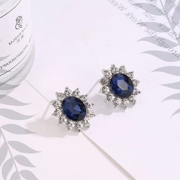 Crystal Diamond Silver - Earring