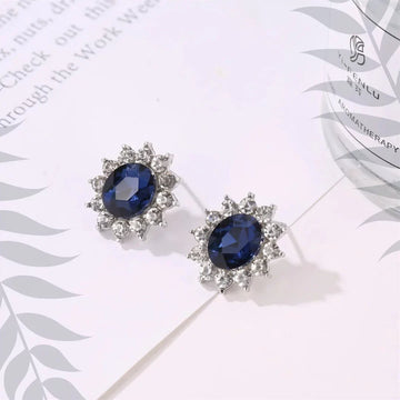 Crystal Diamond Silver - Earring