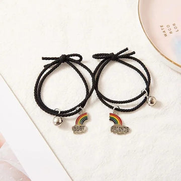 Best Friends Rainbow Black - Bracelet Set