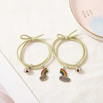 Best Friends Rainbow Green - Bracelet Set