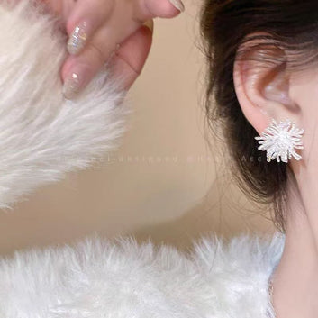 White Flower - Earring
