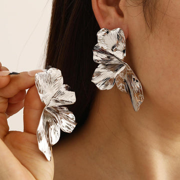 Silver Leaf - Earring