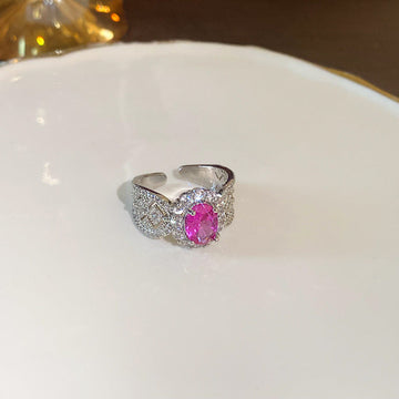 Pink Diamond Silver - Ring