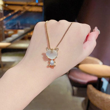 Natural Stone Animal Gold - Necklace