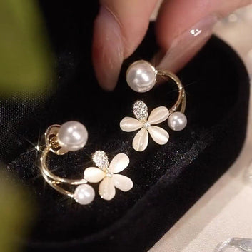 Pearl & Flower - Earring