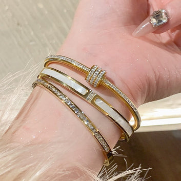 Premium Gold Series Bangle - Bracelet Style 3