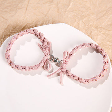 Pink Elastic Magnetic - Bracelet Set