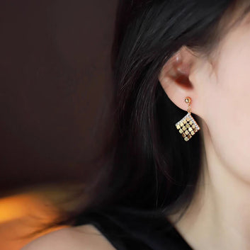 Elegant Style Gold Shiny - Earring