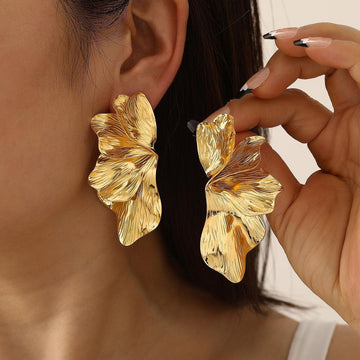 Gold Leaf - Earring