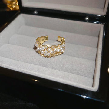 Cluster Pear Gold - Ring