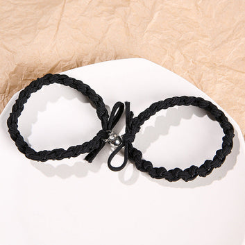 Black Elastic Magnetic - Bracelet Set
