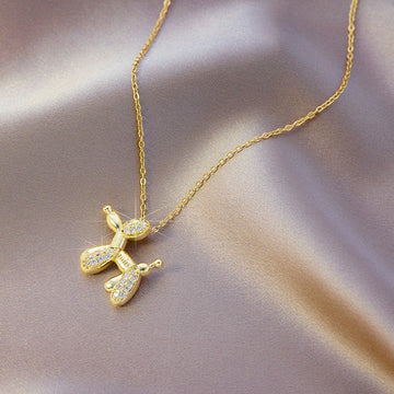 Luxury Diamond Dog - Necklace