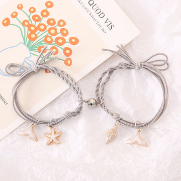 Mermaid Tail & Star Fish Grey - Bracelet Set