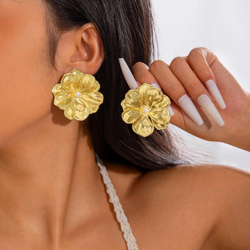 Gold Flower - Earring Style 4