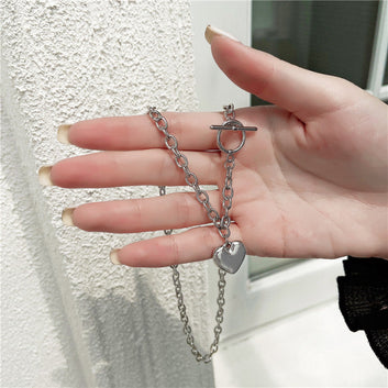Heart Silver Chain - Necklace