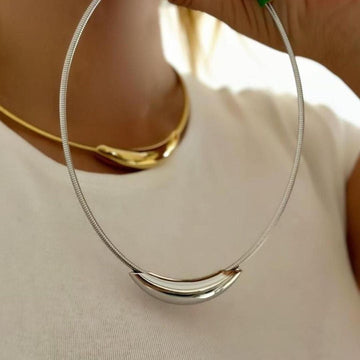 Premium Neck Silver Foil - Necklace