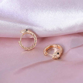Gold Snake - Earring