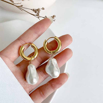 Fancy Pearl Gold - Earring