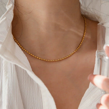 Foiled Beads - Necklace