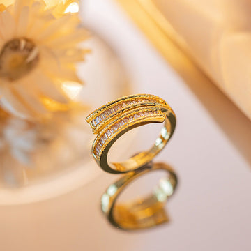 Luxury Exquisite Diamonds Gold - Ring