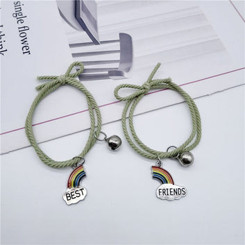 Best Friends Rainbow Green - Bracelet Set